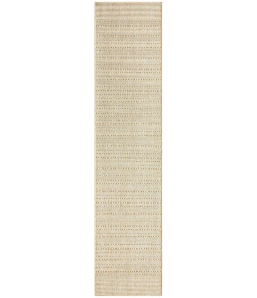 Nourison Tulum Cream TLM01 2 ft. 2 in. X 8 ft. Rect. Rug