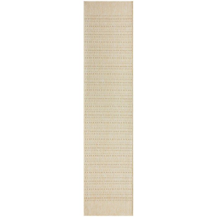 Nourison Tulum Cream TLM01 2 ft. 2 in. X 8 ft. Rect. Rug
