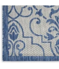 Nourison Home Country Side Blue CTR04 7ft. x 10ft. Rect. Rug