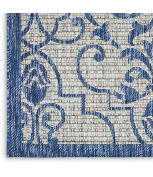 Nourison Home Country Side Blue CTR04 7ft. x 10ft. Rect. Rug