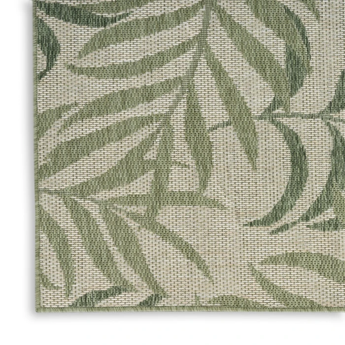 Nourison Garden Oasis Ivory Green GOA01 10 ft. X 14 ft. Rect. Rug