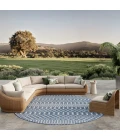Nourison Positano Navy Blue POS02 10ft. Round Rug