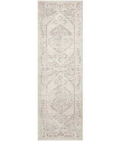 Nourison Home Astra Machine Washable ASW11 Grey 2 ft. 2 in. X 8 ft. Area Rug