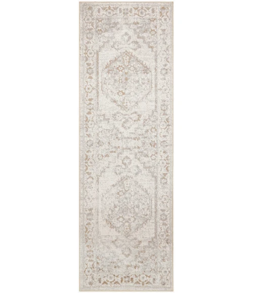 Nourison Astra Machine Washable Grey ASW11 2 ft. 2 in. x 8 ft. Rect. Rug
