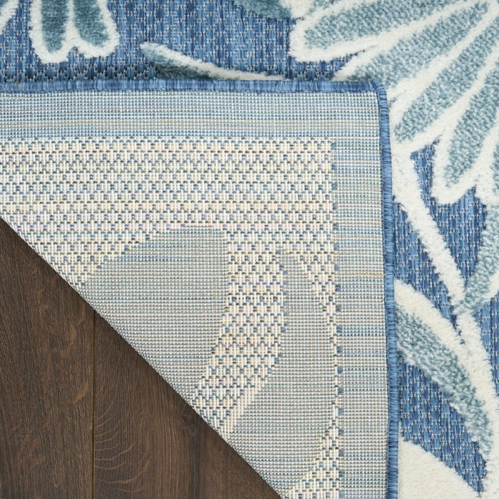 Nourison Aloha Blue ALH33 5 ft. 3 in. X 7 ft. 5 in. Rect. Rug