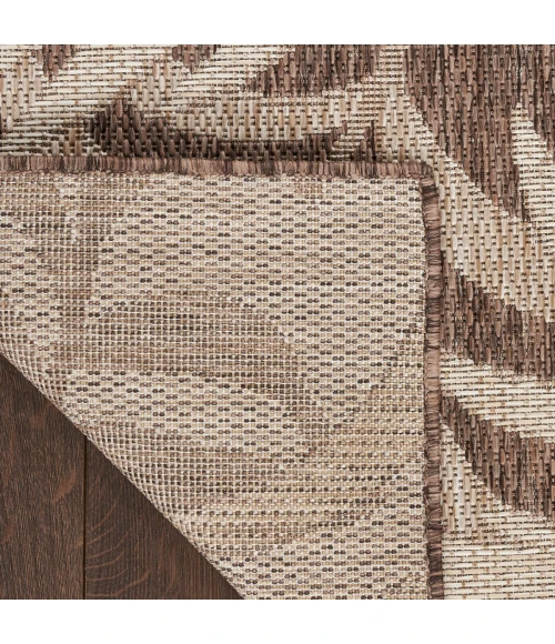 Nourison Garden Oasis Mocha GOA01 2 ft. X 4 ft. Rect. Rug
