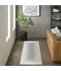 DKNY Grand Street Cream / Ivory GRN04 2ft.2in. x 10ft. Rect. Rug