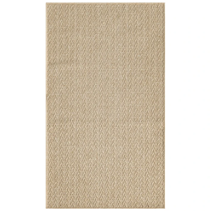 Nourison Tulum Taupe TLM02 3 ft. X 5 ft. Rect. Rug