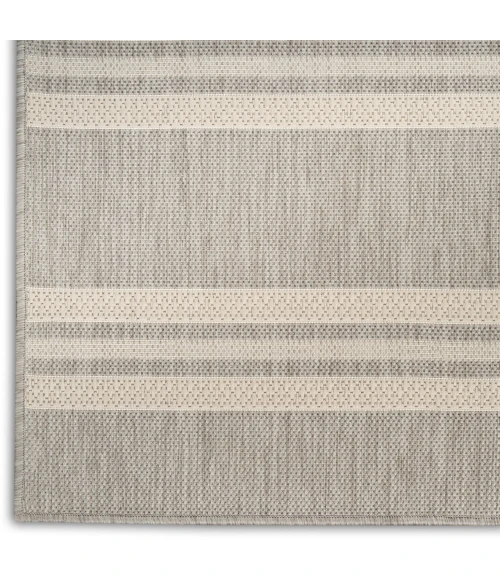 Nourison Home Horizon Indoor/Outdoor Grey HOZ05 2ft.2in. x 8ft. Rect. Rug