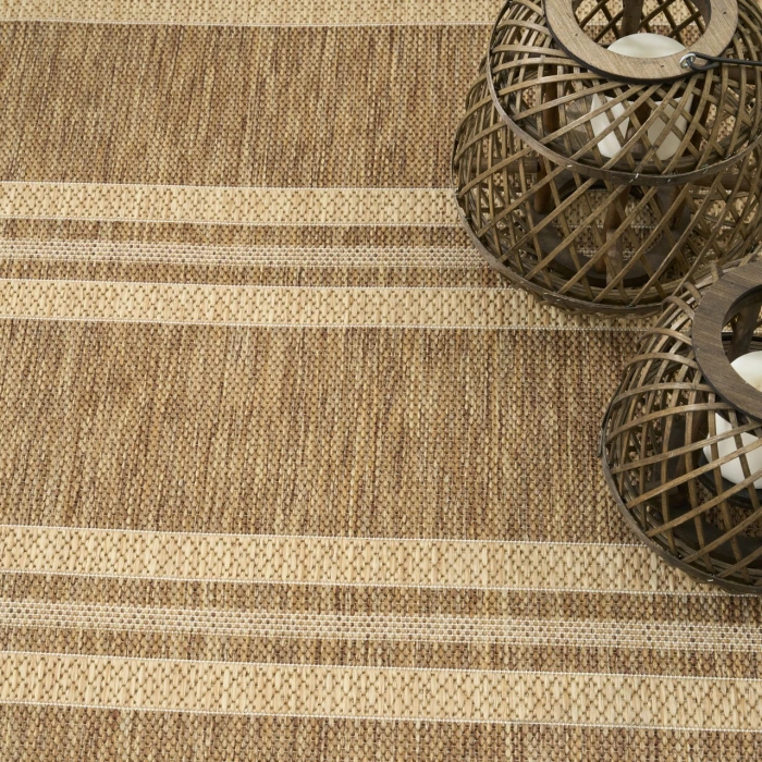 Nourison Home Horizon Indoor/Outdoor Tan HOZ05 10ft. x 14ft. Rect. Rug