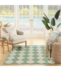 Nourison Positano Blue Green POS04 4 ft. X 6 ft. Rect. Rug
