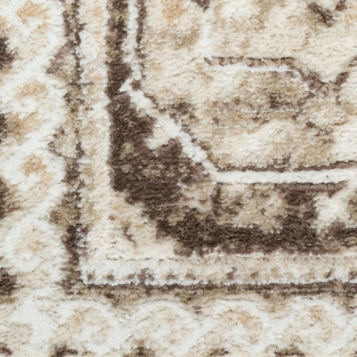 Nourison Dekor Ivory Brown DEK01 5 ft. 3 in. X 7 ft. Rect. Rug