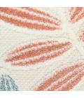 Nourison Aloha Ivory Blue ALH18 5 ft. 3 in. X 7 ft. 5 in. Rect. Rug