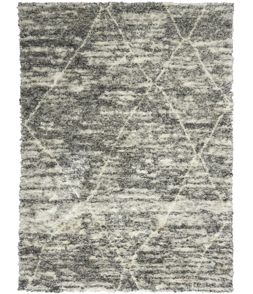 Calvin Klein San Antonio Charcoal Ivory CK774 5ft.6in. x 8ft. Rect. Rug