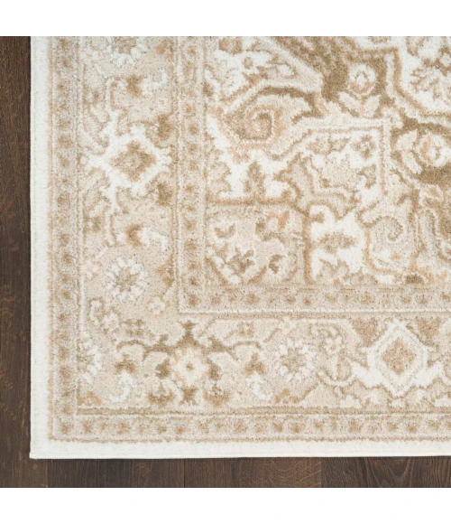 Nourison Dekor Ivory Taupe DEK08 2 ft. x 4 ft. Rect. Rug