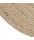 Nourison Tulum Taupe Grey TLM04 8 ft. X Round Rug