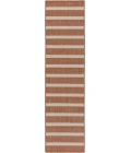 Nourison Positano Terracotta Ivory POS03 2 ft. 2 in. X 10 ft. Rect. Rug