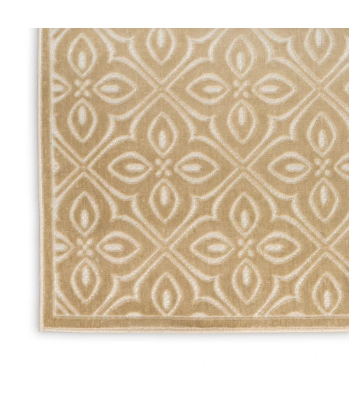 Nourison Washable Charm Beige Ivory WCH03 6 ft. X 9 ft. Rect. Rug