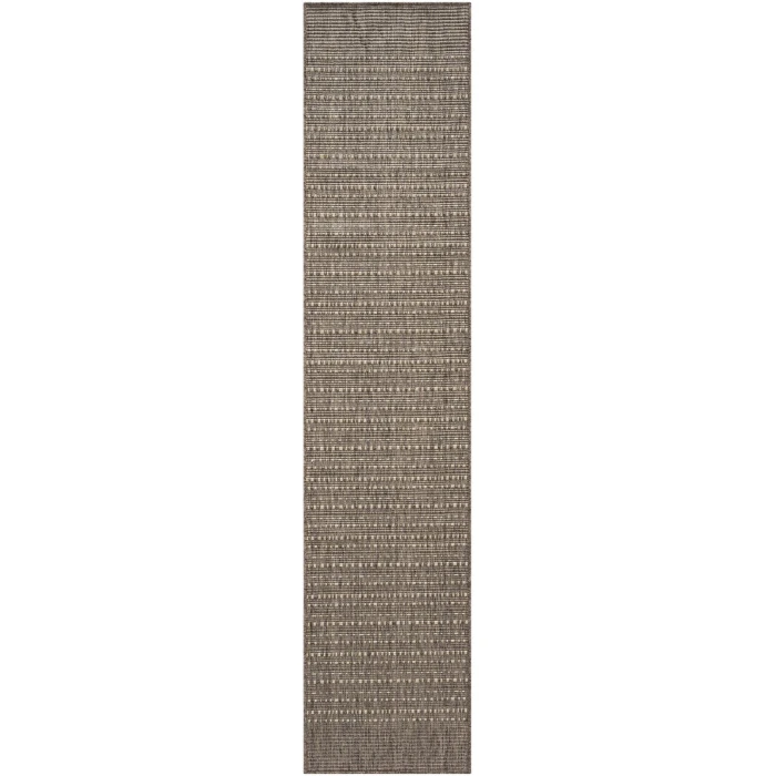 Nourison Tulum Brown TLM01 2 ft. 2 in. X 8 ft. Rect. Rug