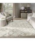 Nourison Dekor Ivory Taupe DEK05 7 ft. 10 in. X 9 ft. 10 in. Rect. Rug