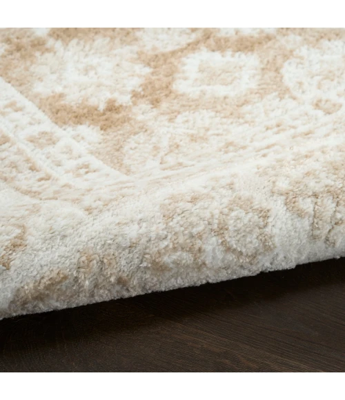 Nourison Dekor Cream Beige DEK02 4 ft. X 6 ft. Rect. Rug