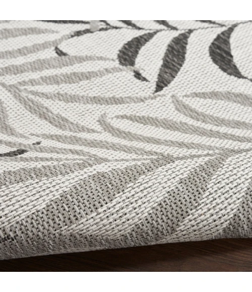 Nourison Garden Oasis Grey GOA01 2 ft. X 8 ft. Rect. Rug