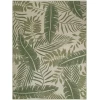 Nourison Home Garden Oasis GOA02 Ivory Green 10 ft. X 14 ft. Area Rug