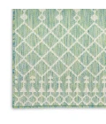 Nourison Positano Blue Green POS02 2 ft. X 6 ft. Rect. Rug