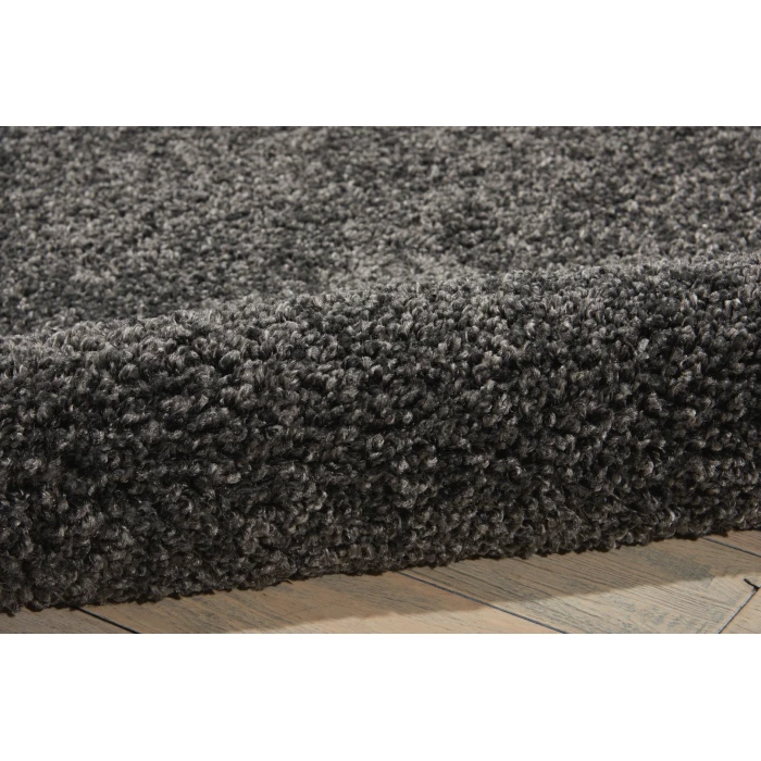 Nourison Malibu Shag Dark Grey MSG01 5ft. 3in. x 7ft. 3in. Rect. Rug