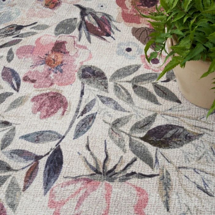 Nourison Nourison Washables Ivory Pink NWB01 9 ft. 2 in. X 12 ft. Rect. Rug