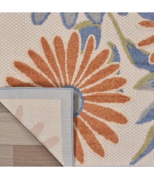 Nourison Aloha Beige Multicolor ALH33 7 ft. 10 in. X 10 ft. 6 in. Rect. Rug