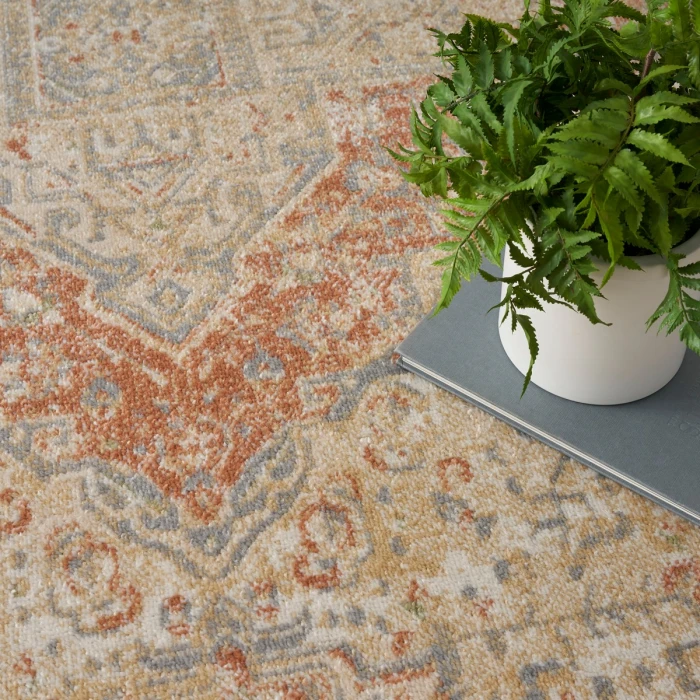 Nourison Nourison Essentials Persian Beige Rust NRE07 10 ft. X 14 ft. Rect. Rug