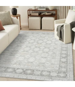 Nourison Home Dekor DEK02 Grey 7 ft. 10 in. X 9 ft. 10 in. Area Rug