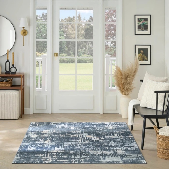 Nourison Dekor Slate DEK11 4 ft. X 6 ft. Rect. Rug