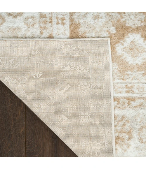 Nourison Dekor Cream Beige DEK02 5 ft. 3 in. X 7 ft. Rect. Rug