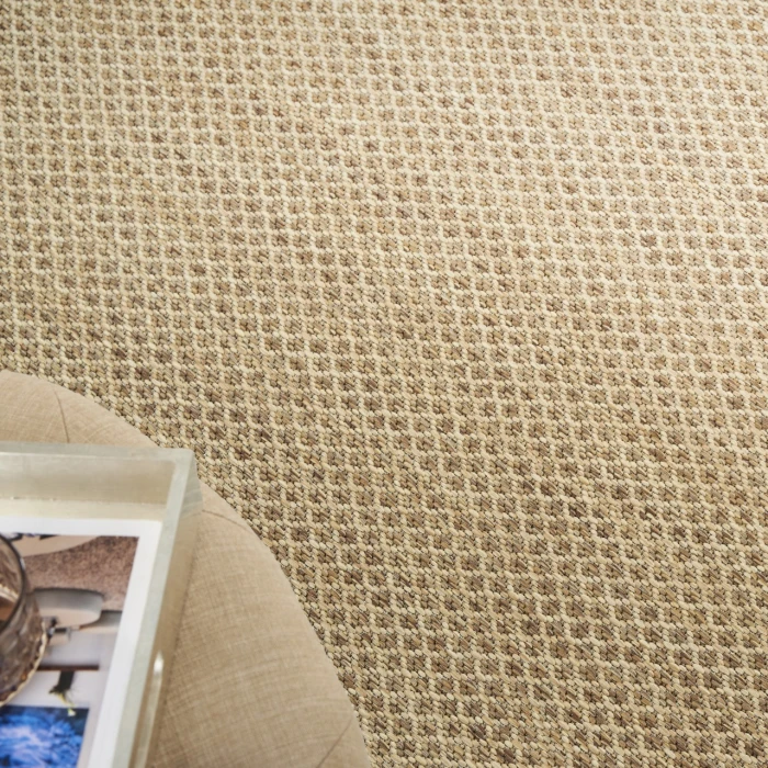 Nourison Home Courtyard Tan COU01 5ft. x Round Round Rug