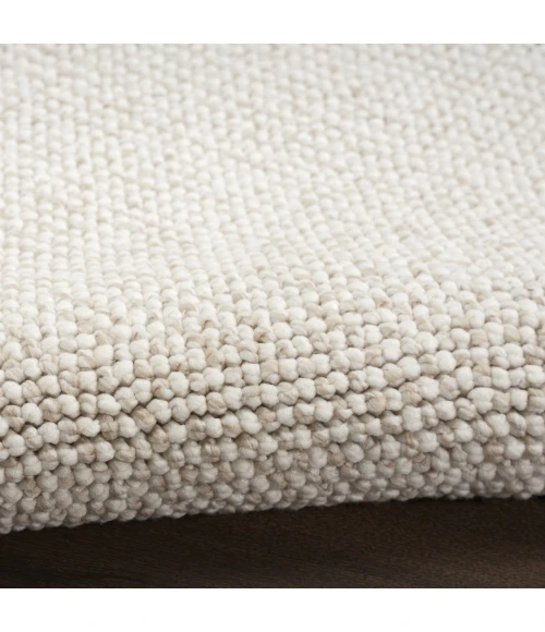 Nourison Natural Texture Ivory Beige NTX01 5ft. Round Rug