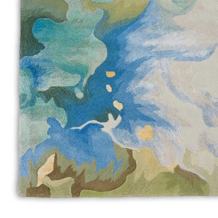 Nourison Prismatic Seafoam PRS16 2 ft. X 3 ft. Rect. Rug