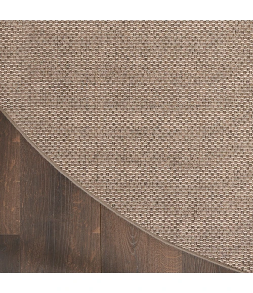 Nourison Tulum Brown TLM03 8 ft. X Round Rug