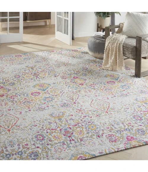 Nourison Home Damask Multicolored DAS06 8ft. x 10ft. Rect. Rug