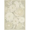 Nourison Home Aloha ALH33 Ivory Sage 5 ft. 3 in. X 7 ft. 5 in. Area Rug