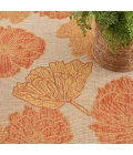 Nourison Garden Oasis Coral GOA04 10 ft. X 14 ft. Rect. Rug