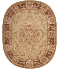 Nourison Home Nourison 2000 Grey 2236 7ft.6in. x 9ft.6in. Oval Oval Rug