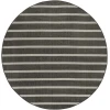 Nourison Positano Black Ivory POS03 8ft. Round Rug