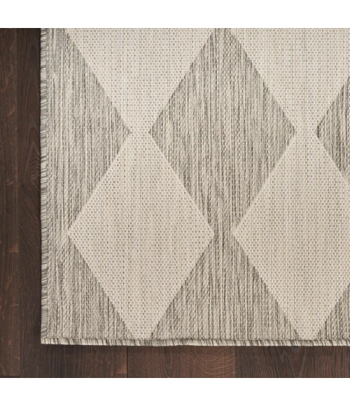 Nourison Positano Light Grey POS04 8 ft. X 10 ft. Rect. Rug