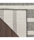 Nourison Positano Charcoal Ivory POS03 2ft. x 3ft. Rect. Rug