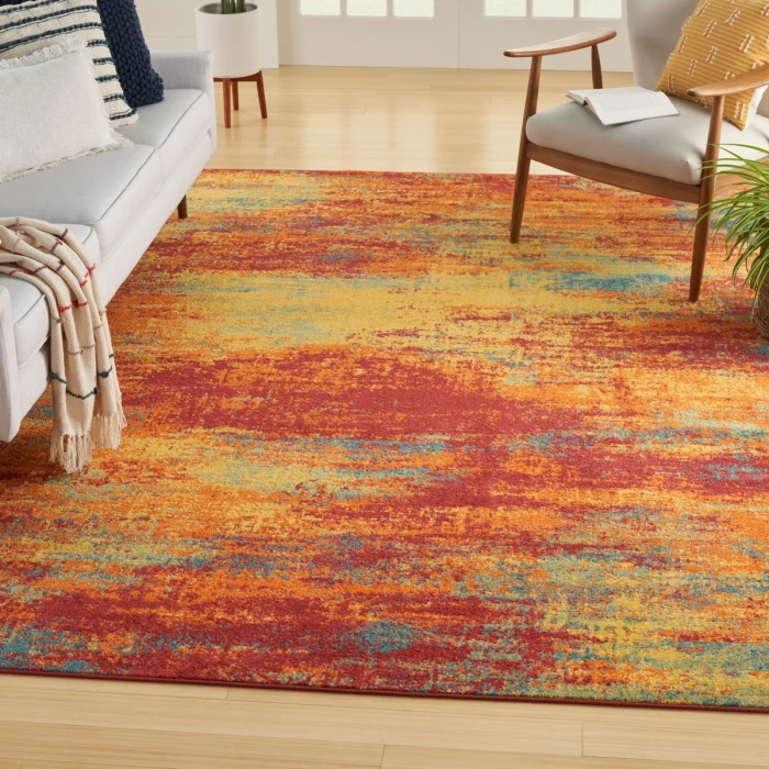 Nourison Nourison Essentials Flame NRE06 10 ft. X 14 ft. Rect. Rug