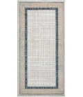 Nourison Dekor Grey Navy DEK06 2 ft. X 4 ft. Rect. Rug