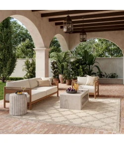 Nourison Home Easy Care NES01 Cream 10 ft. X 14 ft. Area Rug