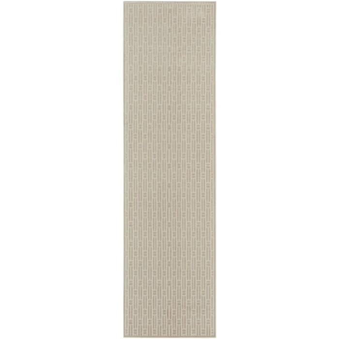 Nourison Home Washable Charm Grey WCH02 2ft.2in. x 10ft. Rect. Rug